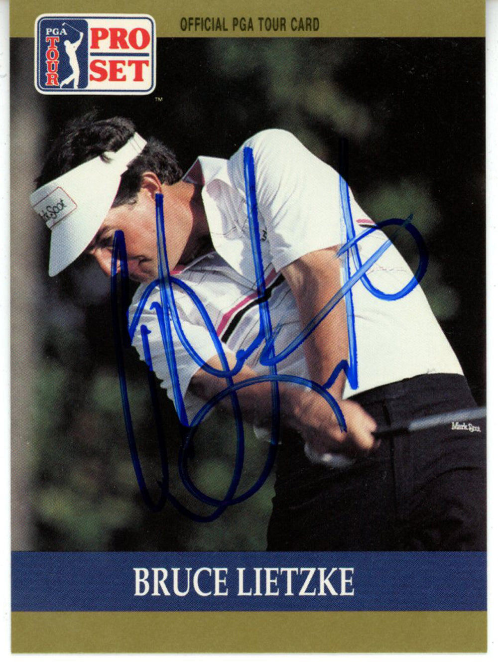 Bruce Lietzke Pga Signed Card - 1990 Pro Set #65 Beckett Beckett-Powers Sports Memorabilia