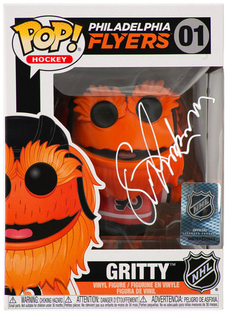 Eric Lindros Philadelphia Flyers Autographed Gritty NHL Mascot Funko Pop-Powers Sports Memorabilia