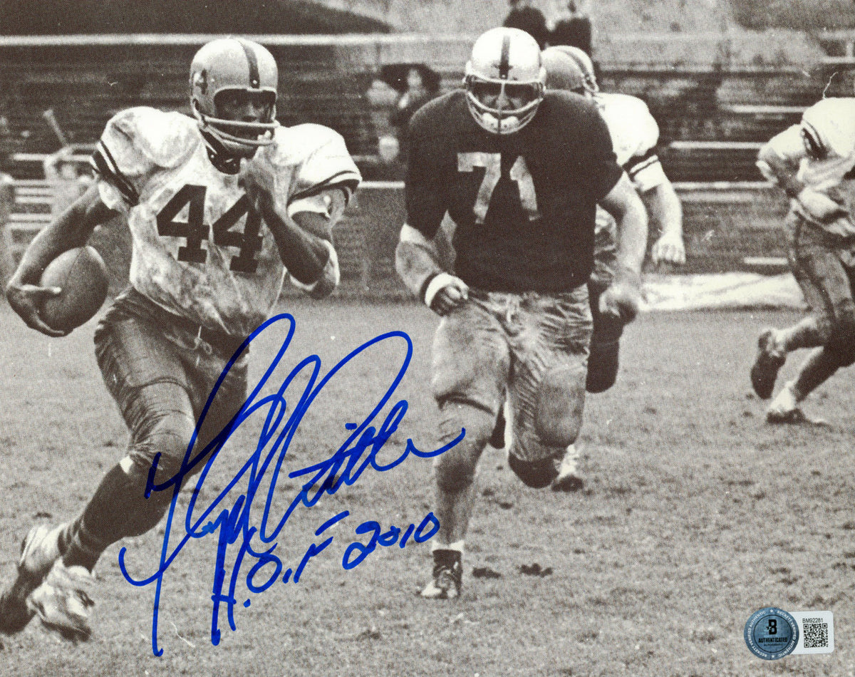 Floyd Little Syracuse Orangemen Signed 8x10 Photo - HOF Beckett Beckett-Powers Sports Memorabilia