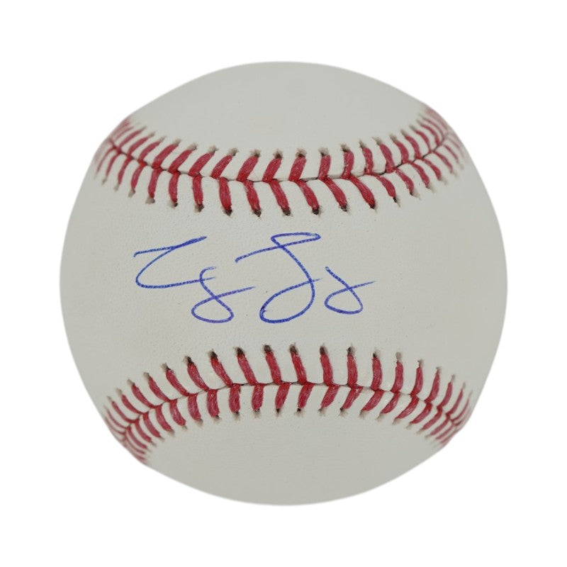 George Lombard Jr New York Yankees Signed OMLB Baseball Beckett Auth-Powers Sports Memorabilia