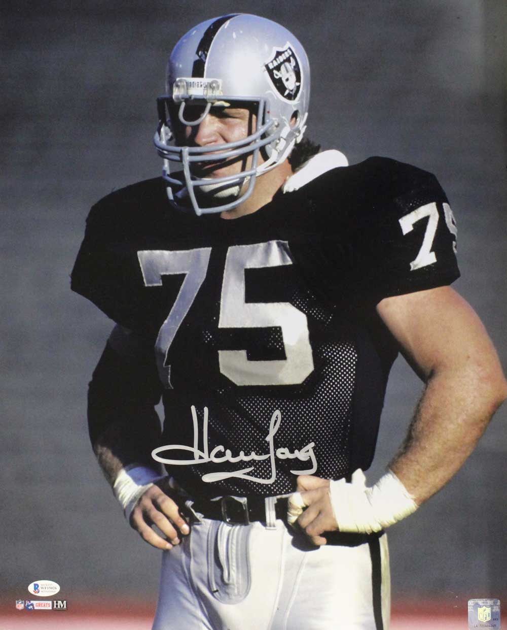 Howie Long Signed Oakland Raiders 16x20 Photo – Beckett Authenticated-Powers Sports Memorabilia