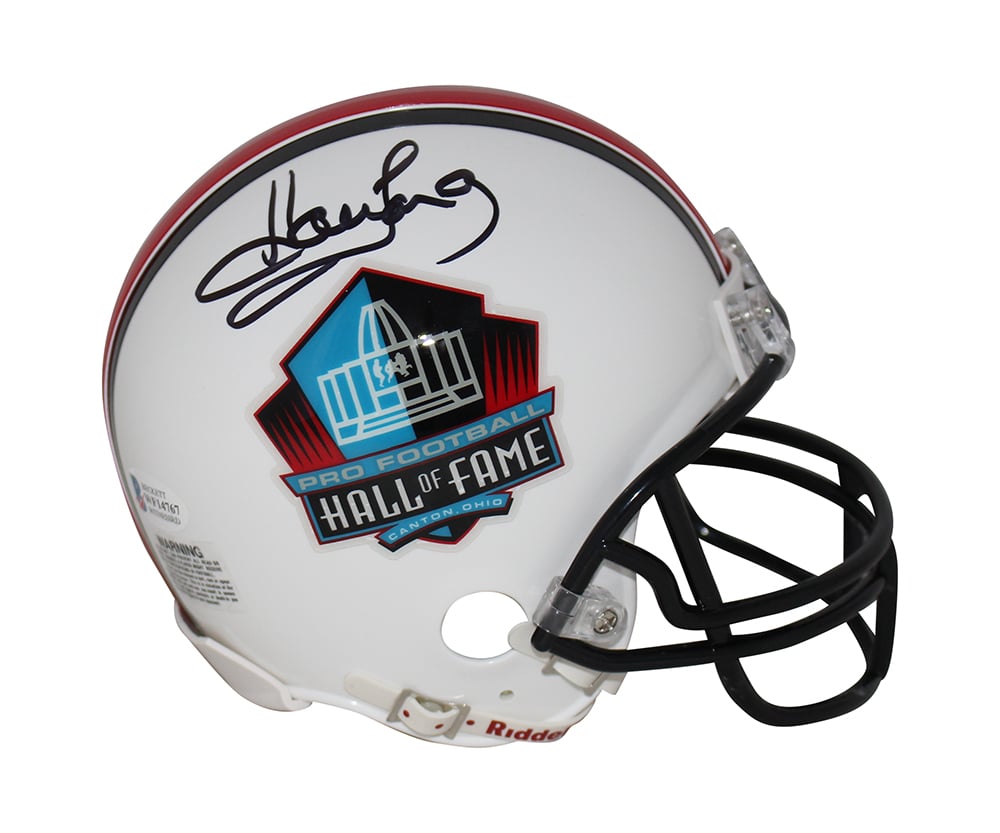 Howie Long Hall of Fame Signed Mini Helmet Beckett-Powers Sports Memorabilia