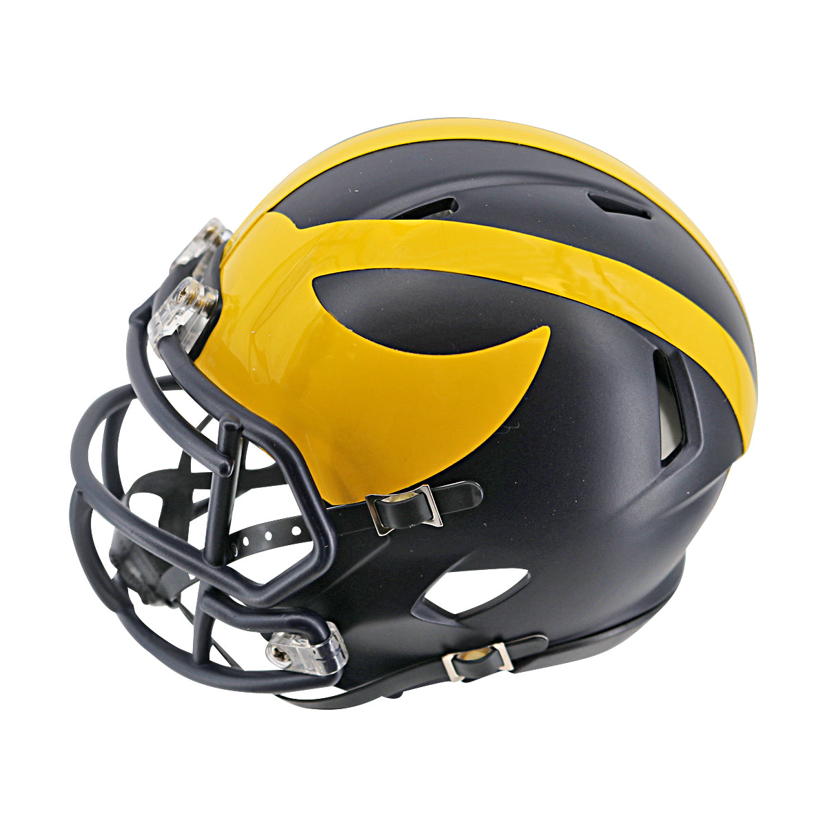 Colston Loveland Signed Michigan Wolverines Speed Mini Helmet (Beckett Auth)-Powers Sports Memorabilia