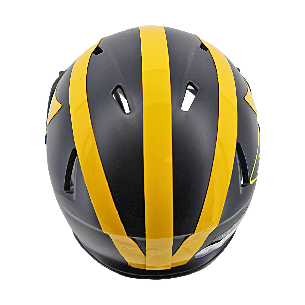 Colston Loveland Signed Michigan Wolverines Speed Mini Helmet (Beckett Auth)-Powers Sports Memorabilia