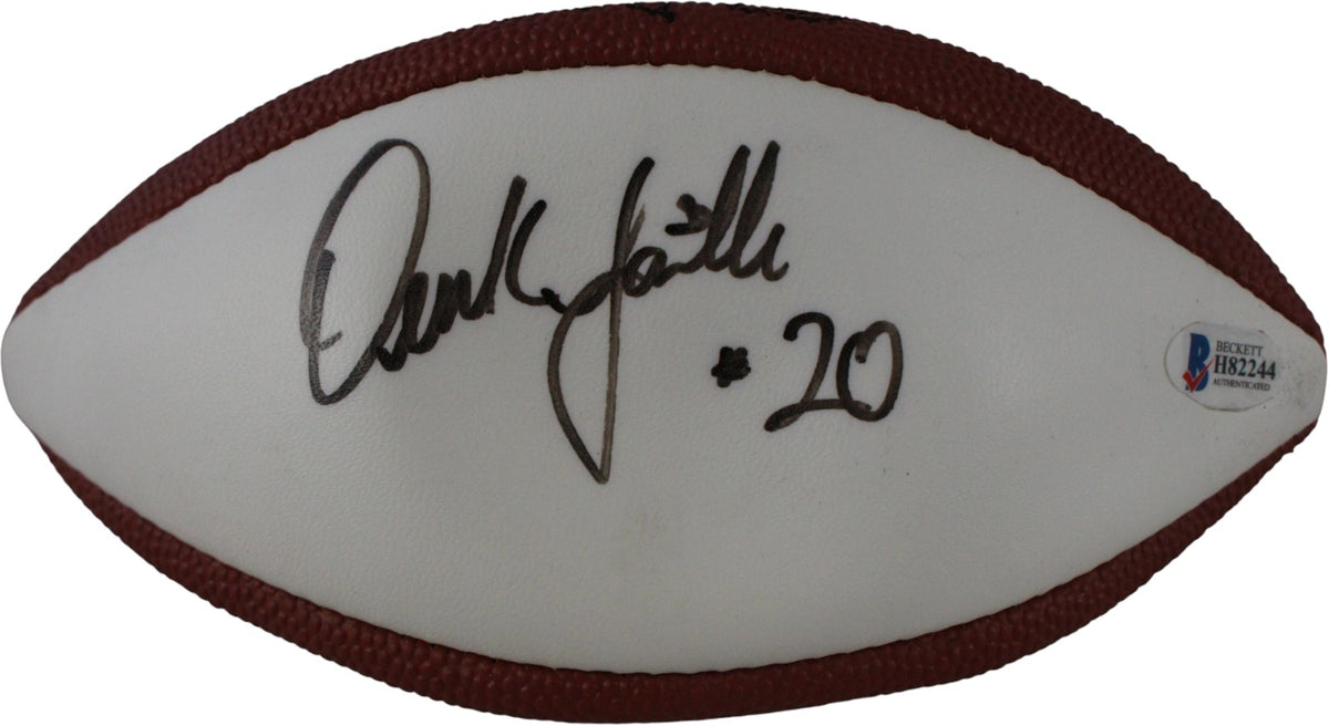 Derek Loville Denver Broncos Signed Lithograph - Mini Football DEFLATED AS IS Beckett Beckett-Powers Sports Memorabilia