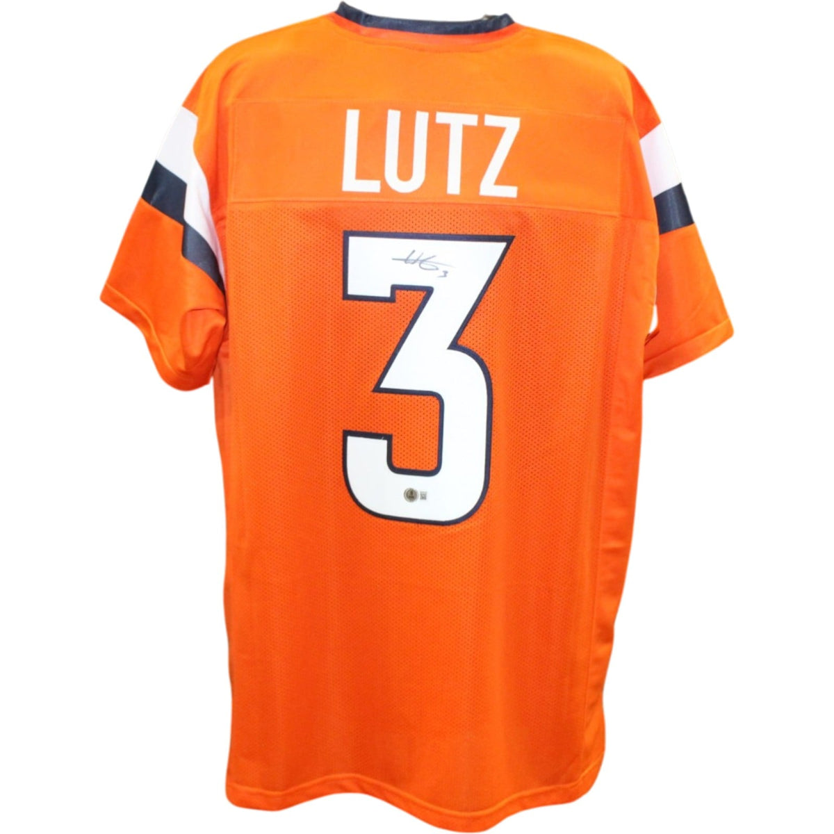 Wil Lutz Signed Pro Style Size XL Orange Jersey – Beckett Witness Authenticated-Powers Sports Memorabilia