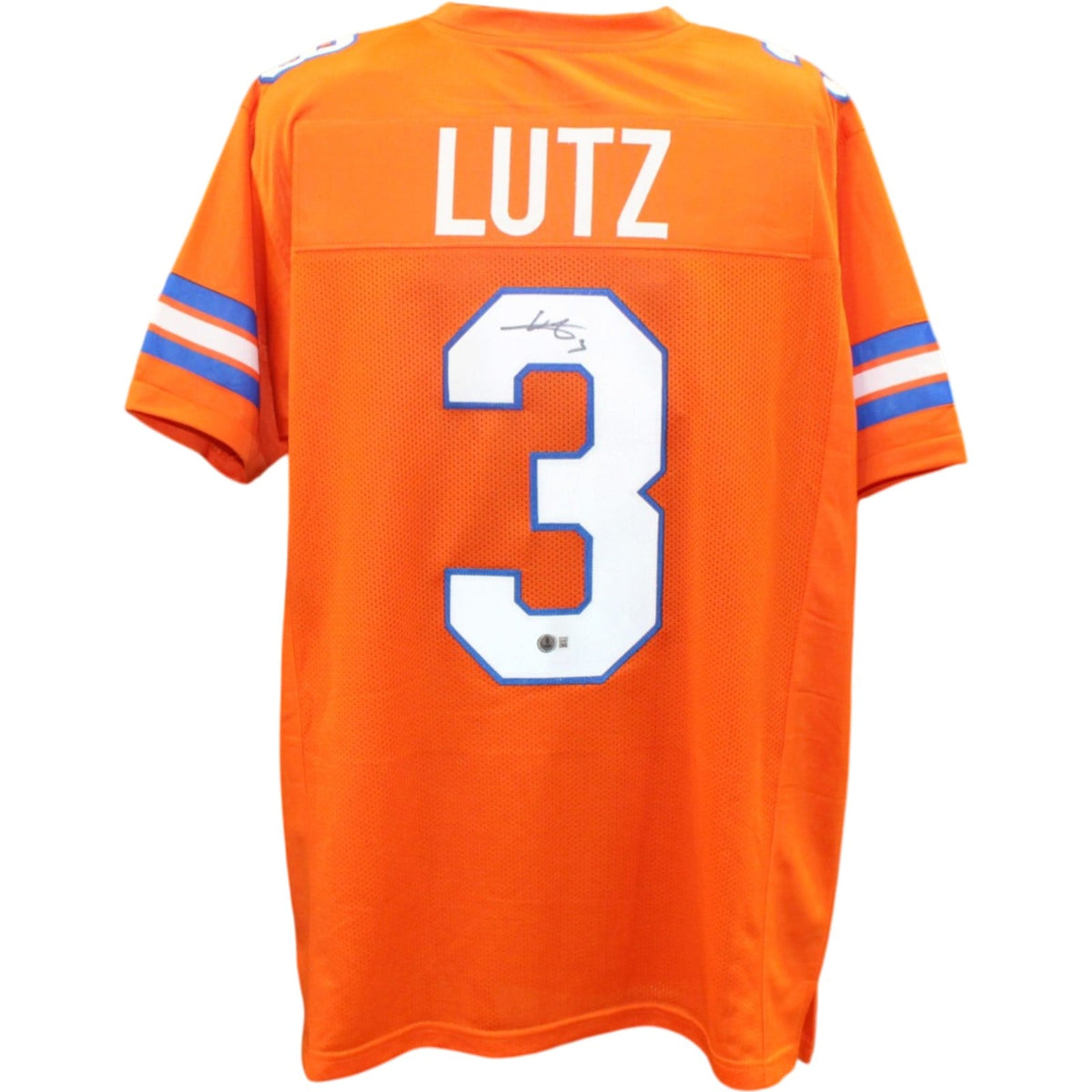 Wil Lutz Signed Pro Style Size XL Orange TB Jersey – Beckett Witness Authenticated-Powers Sports Memorabilia