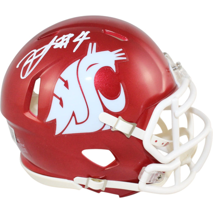 Frankie Luvu Signed Washington State Cougars Mini Helmet – Beckett Witness Authenticated-Powers Sports Memorabilia