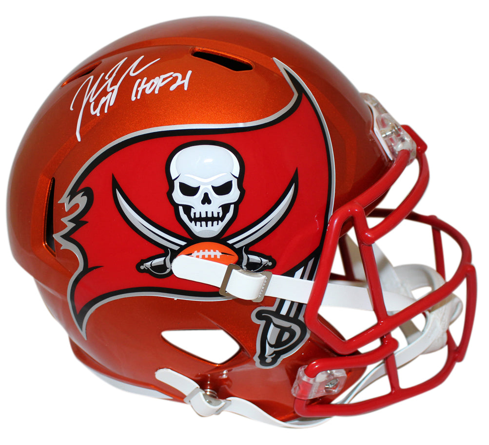 John Lynch Tampa Bay Buccaneers F/S Flash Signed Helmet HOF Beckett-Powers Sports Memorabilia
