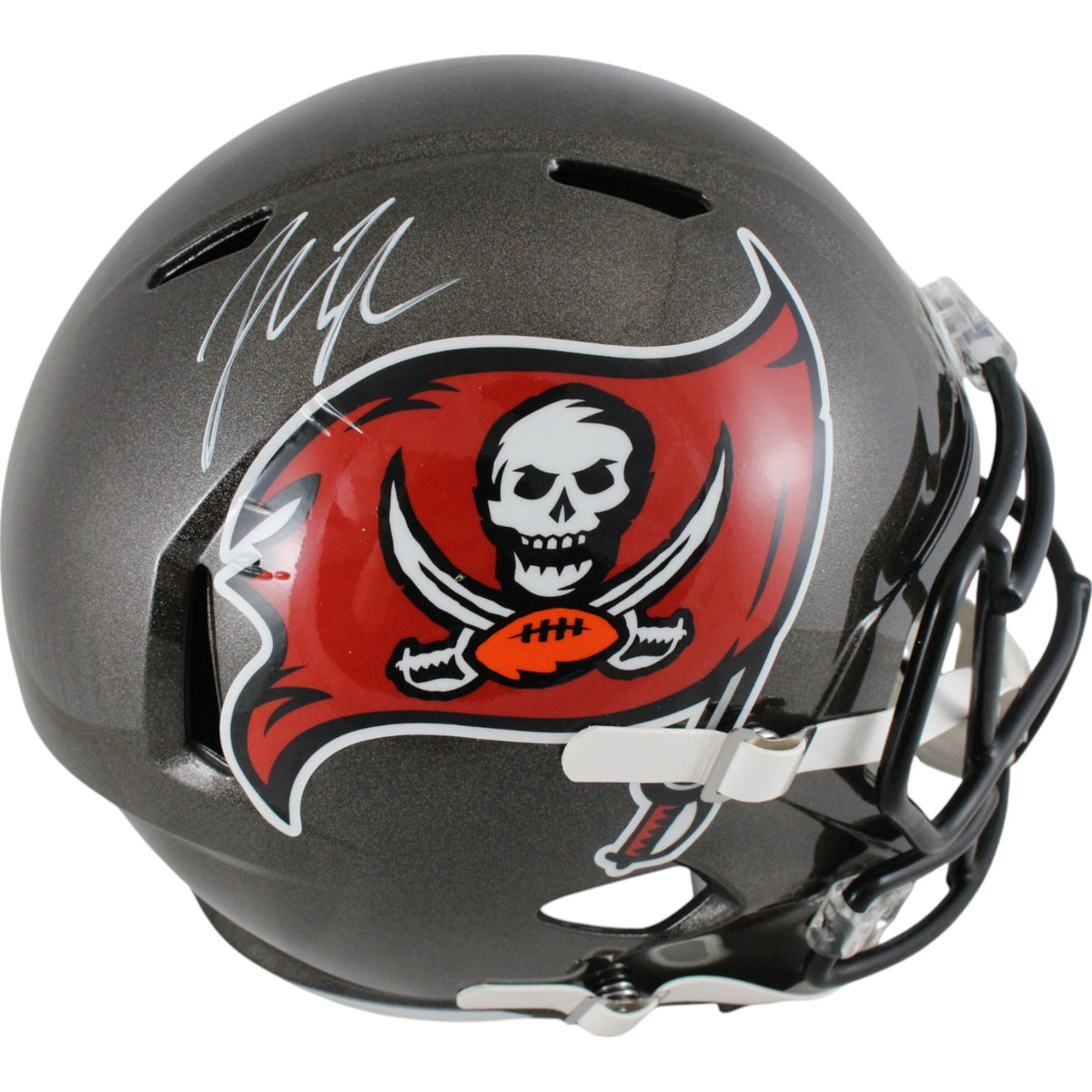 John Lynch Tampa Bay Buccaneers F/S TB 97-13 Signed Helmet-Powers Sports Memorabilia