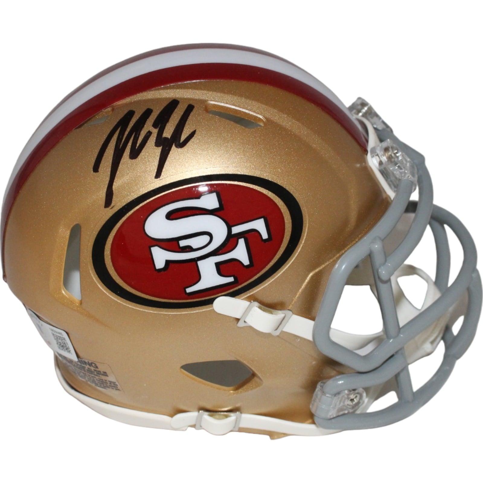 John Lynch Signed San Francisco 49ers Mini Helmet – Beckett Authenticated-Powers Sports Memorabilia