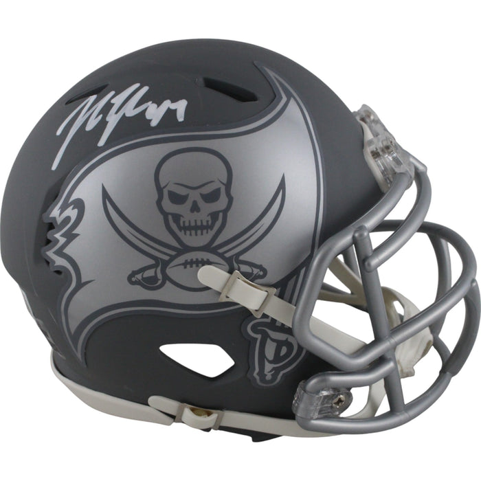 John Lynch Autographed Tampa Bay Buccaneers Slate Mini Helmet – Beckett Authenticated-Powers Sports Memorabilia