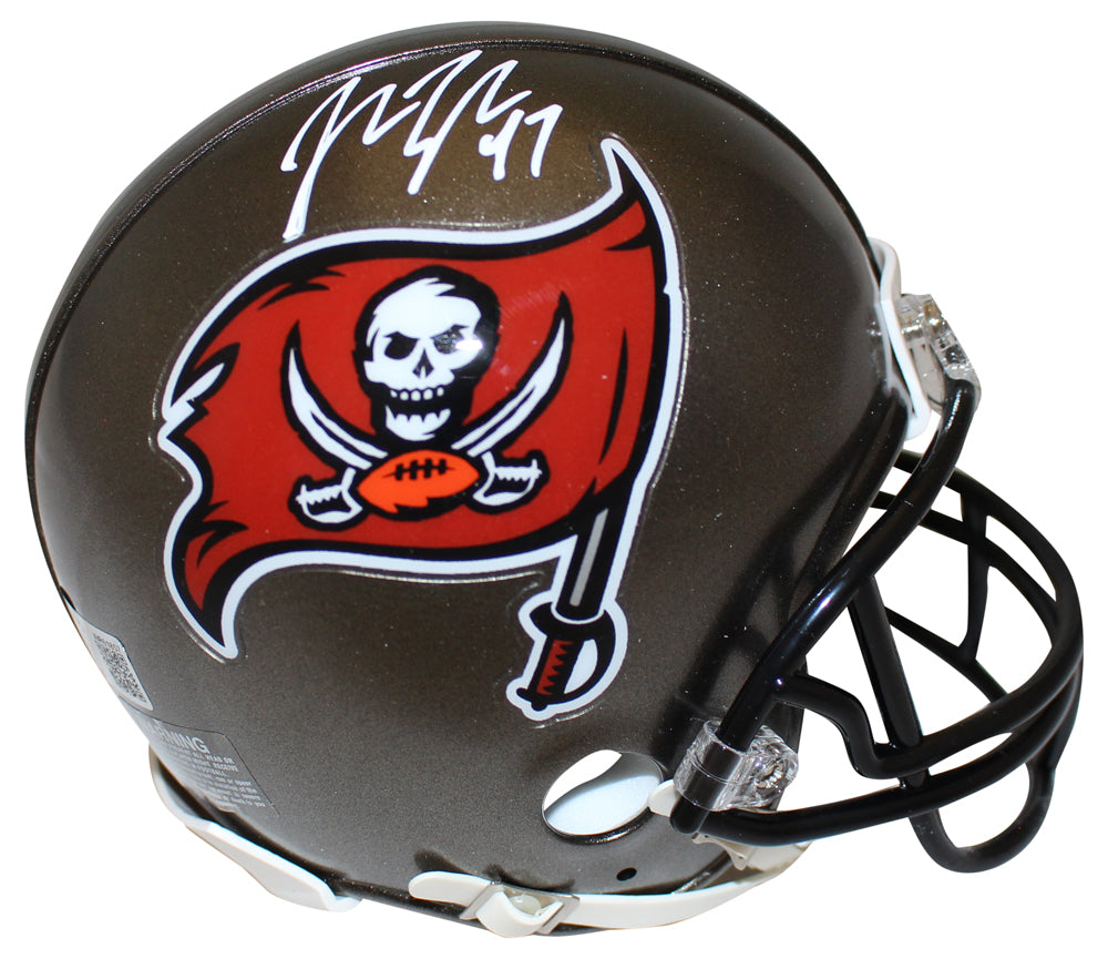 John Lynch Tampa Bay Buccaneers 97-13 Signed Mini Helmet Beckett-Powers Sports Memorabilia