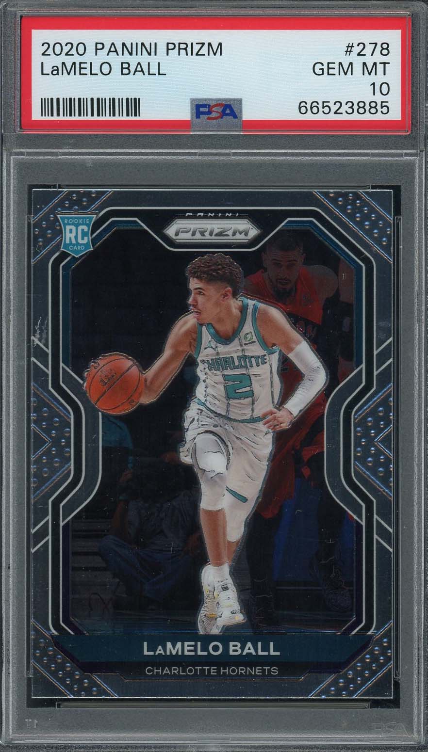 LaMelo Ball 2020 Panini Prizm Basketball Rookie Card RC #278 Graded PSA 10-Powers Sports Memorabilia