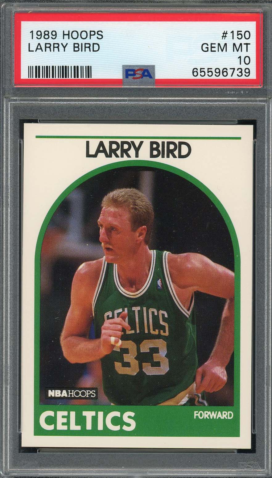 Larry Bird 1989 Hoops Basketball Card #150 Graded PSA 10-Powers Sports Memorabilia