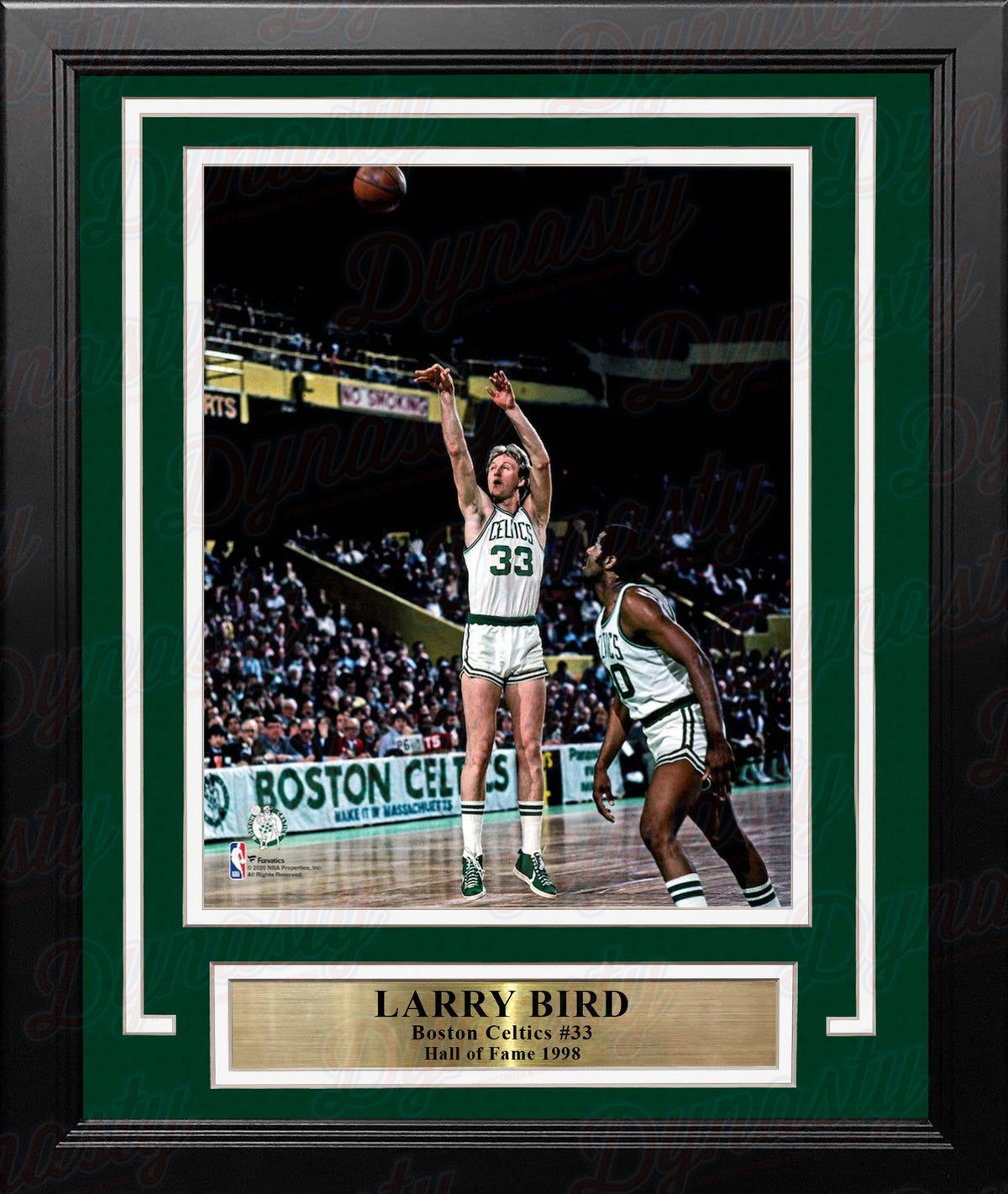 Larry Bird in Action Boston Celtics 8" x 10" Framed Basketball Display Photo-Powers Sports Memorabilia