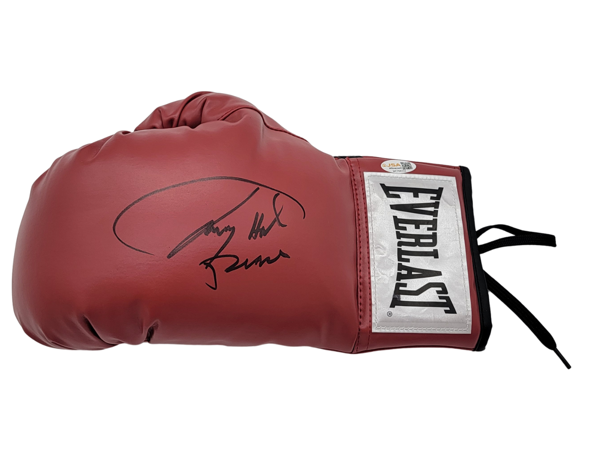 Larry Holmes Signed Red Everlast Boxing Glove - JSA-Powers Sports Memorabilia
