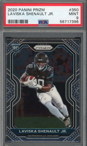 Laviska Shenault Jr 2020 Panini Prizm Football Rookie Card #350 Graded PSA 9-Powers Sports Memorabilia