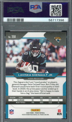 Laviska Shenault Jr 2020 Panini Prizm Football Rookie Card #350 Graded PSA 9-Powers Sports Memorabilia