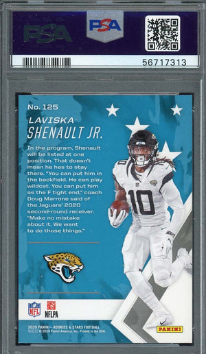 Laviska Shenault Jr 2020 Panini Rookies & Stars Autographed Card #125 PSA 8 /99-Powers Sports Memorabilia