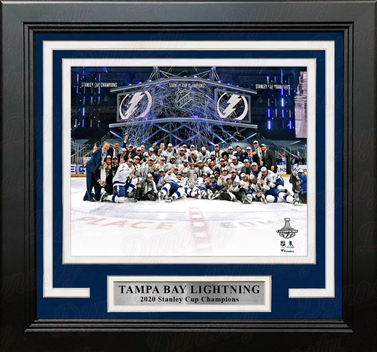 Tampa Bay Lightning 2020 Stanley Cup Champions Celebration 8" x 10" Framed Hockey Display Photo-Powers Sports Memorabilia