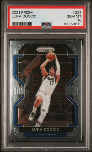 Luka Doncic 2021 Panini Prizm Basketball Card #223 Graded PSA 10-Powers Sports Memorabilia