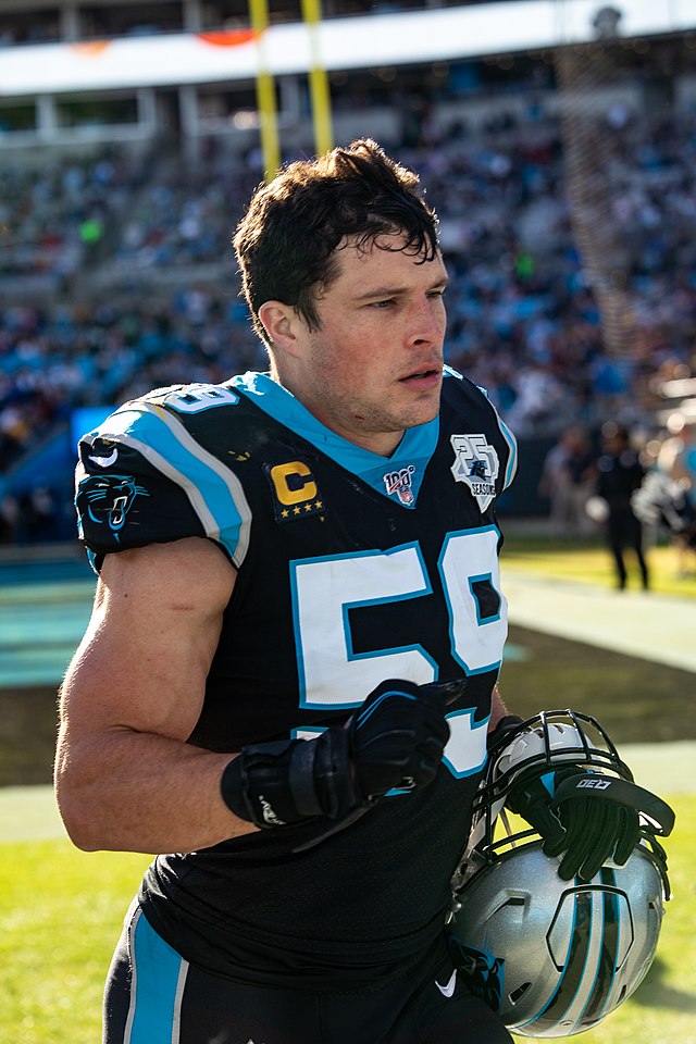 Luke Kuechly Autograph Signing-Powers Sports Memorabilia