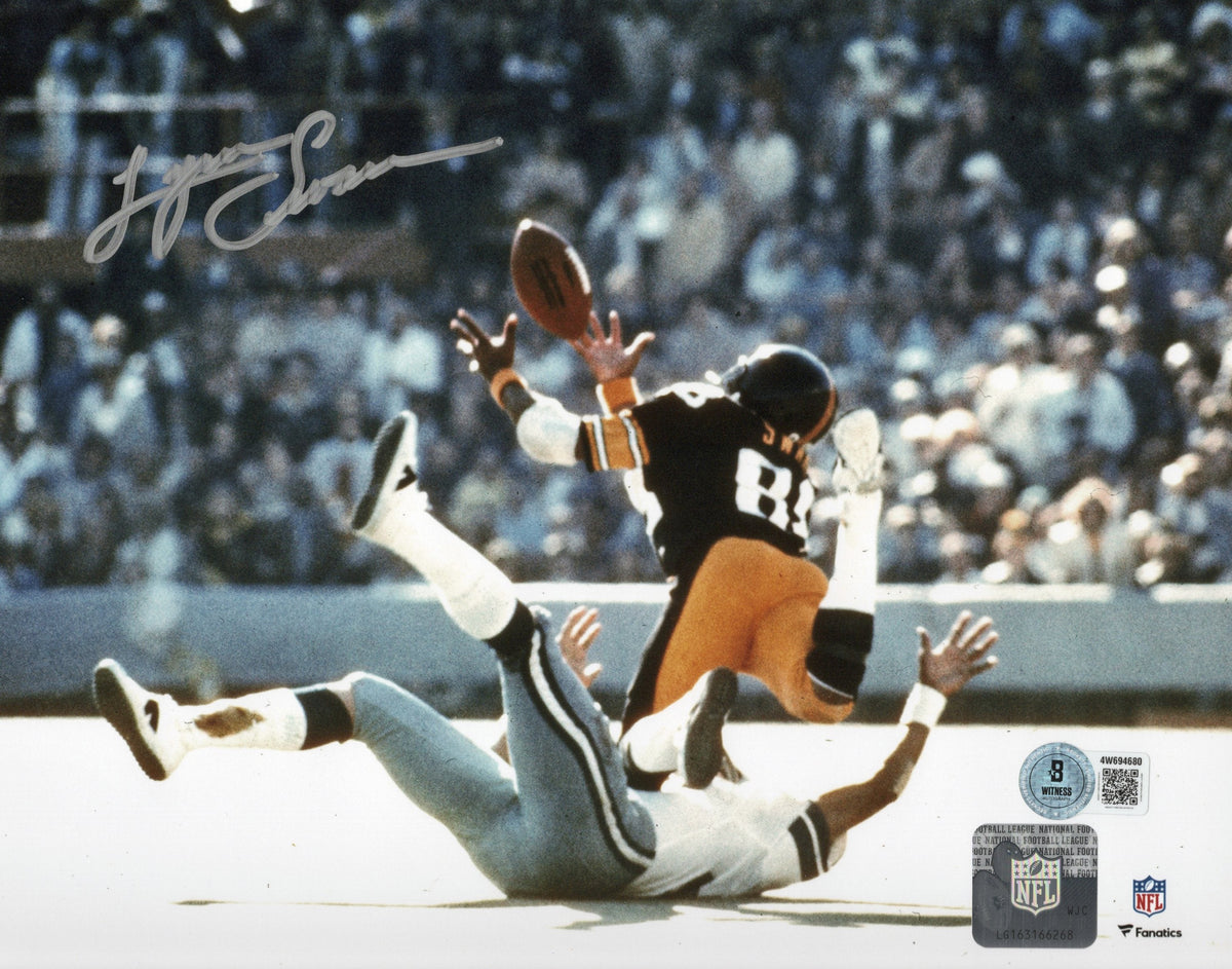 Lynn Swann Signed Pittsburgh Steelers 8X10 Photo - Beckett-Powers Sports Memorabilia