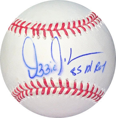 Ozzie Guillen Autographed Official Major League Baseball 85 AL ROY sig bleed (Chicago White Sox)-Powers Sports Memorabilia