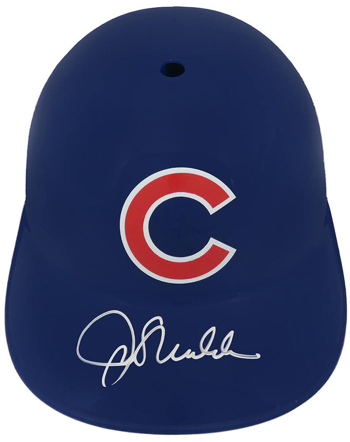 Joe Maddon Chicago Cubs Autographed Souvenir Replica Batting Helmet-Powers Sports Memorabilia