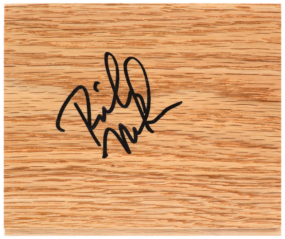 Rick Mahorn Autographed 5×6 Floor Piece-Powers Sports Memorabilia