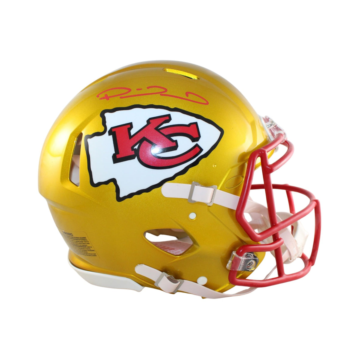 Patrick Mahomes Kansas City Chiefs Flash Signed Helmet Pro-Powers Sports Memorabilia