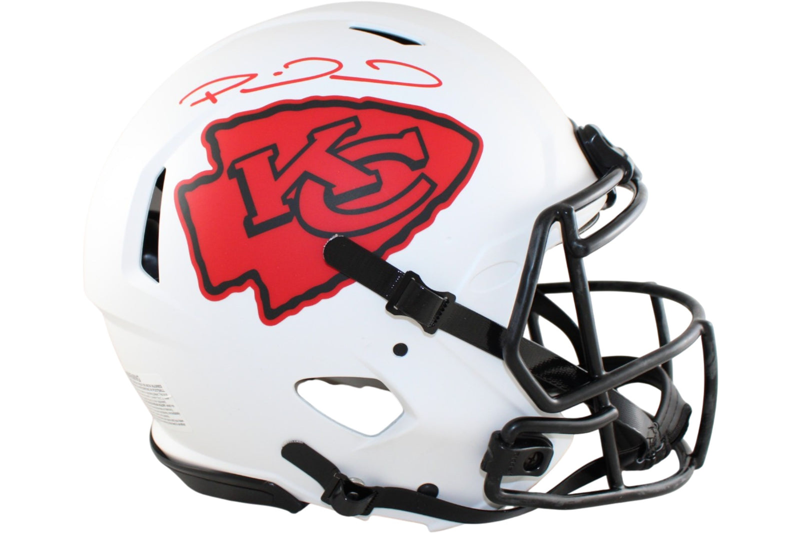 Patrick Mahomes Kansas City Chiefs Lunar Signed Helmet Proline-Powers Sports Memorabilia