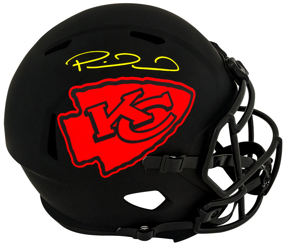 Patrick Mahomes Autographed Kansas City Chiefs ECLIPSE Riddell Full Size Speed Replica Helmet-Powers Sports Memorabilia