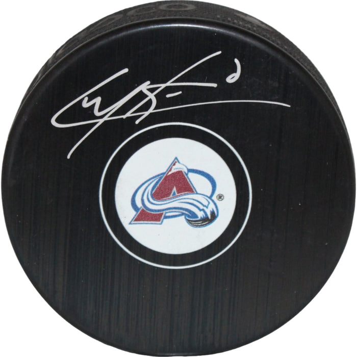 Cale Makar Signed Colorado Avalanche Hockey Puck – Fanatics Authenticated-Powers Sports Memorabilia