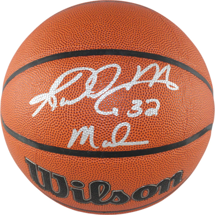 Karl Malone Signed Utah Jazz I/O Wilson Basketball Mailman – Beckett Authenticated-Powers Sports Memorabilia