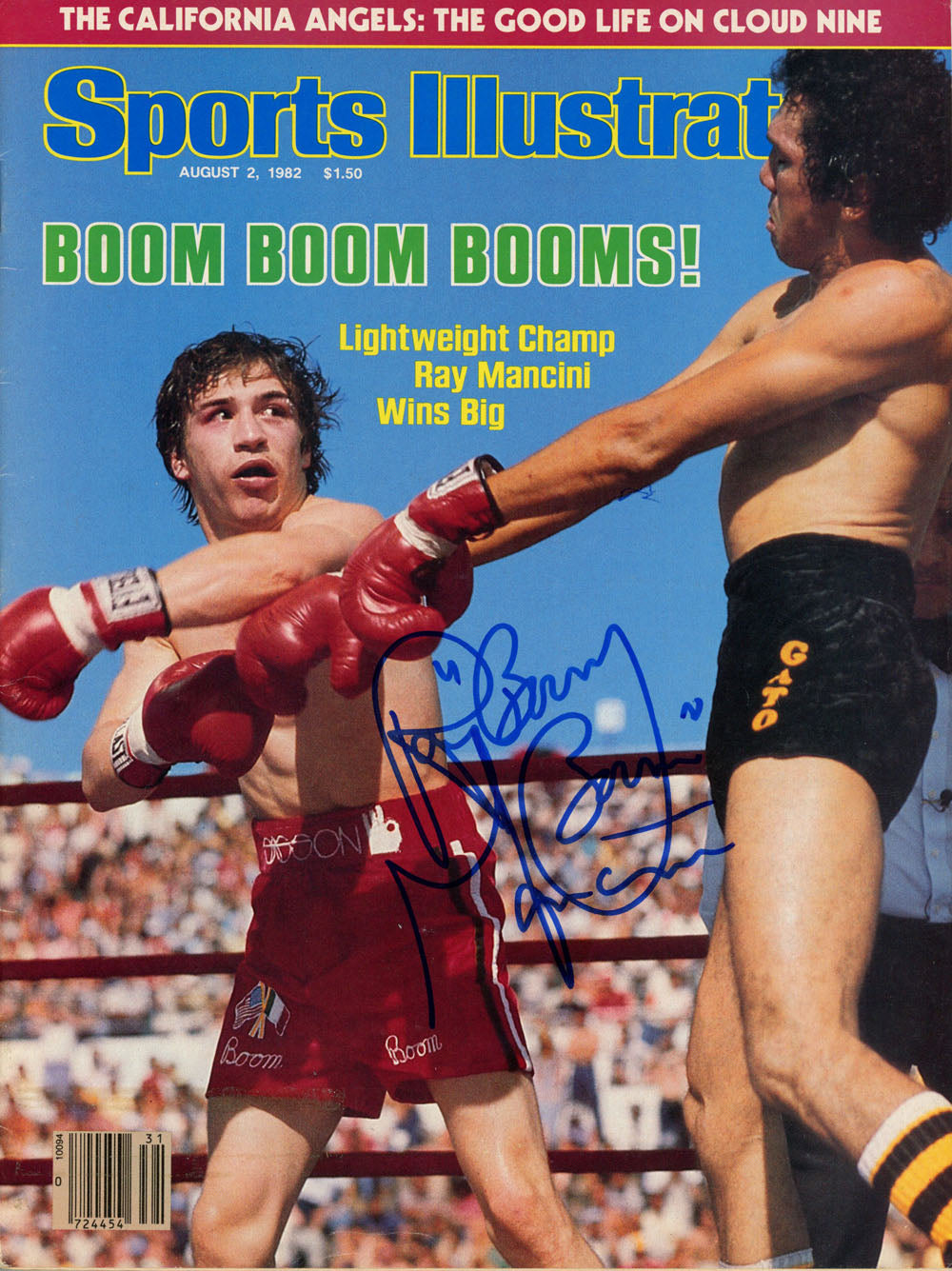 Ray Mancini Boxing Signed Sports Illustrated Magazine - Sports Illustrated Magazine 8/2/1982 JSA JSA-Powers Sports Memorabilia