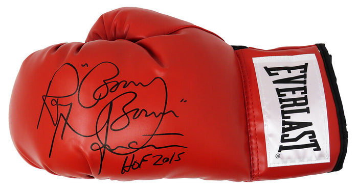 Ray Mancini Autographed Everlast Red Boxing Glove with Boom Boom, HOF 2015-Powers Sports Memorabilia