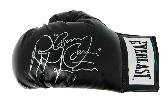 Ray Mancini Autographed Everlast Black Boxing Glove with Boom Boom-Powers Sports Memorabilia
