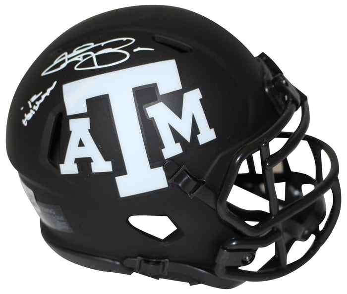 Johnny Manziel Signed Texas A&M Eclipse Mini Helmet Heisman – Beckett Authenticated-Powers Sports Memorabilia