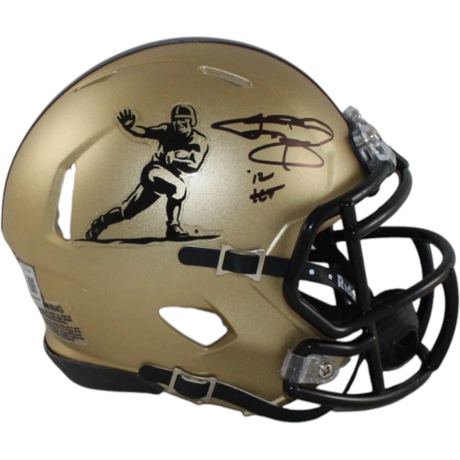 Johnny Manziel Signed Heisman Trophy Mini Helmet – Beckett Witness Authenticated-Powers Sports Memorabilia