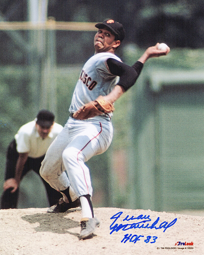 Juan Marichal Autographed San Francisco Giants Wind Up Action 8x10 Photo with HOF'83-Powers Sports Memorabilia