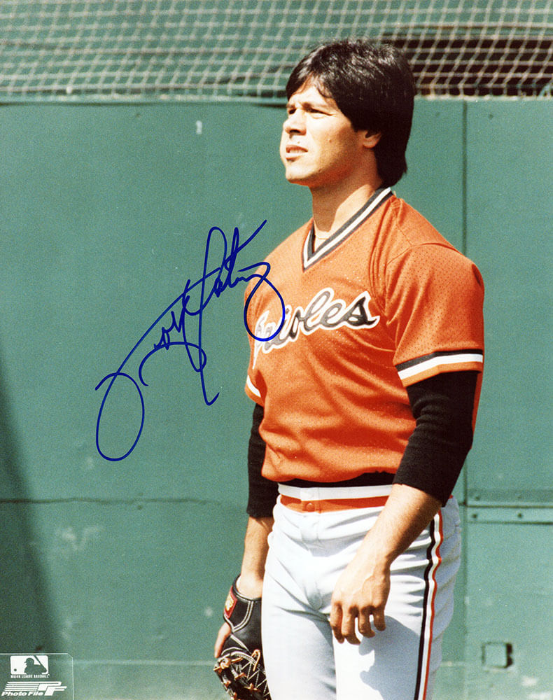 Tippy Martinez Autographed Baltimore Orioles Warm Up 8x10 Photo-Powers Sports Memorabilia