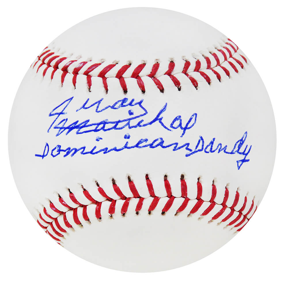 Juan Marichal Autographed Rawlings Official MLB Baseball with Dominican Dandy-Powers Sports Memorabilia