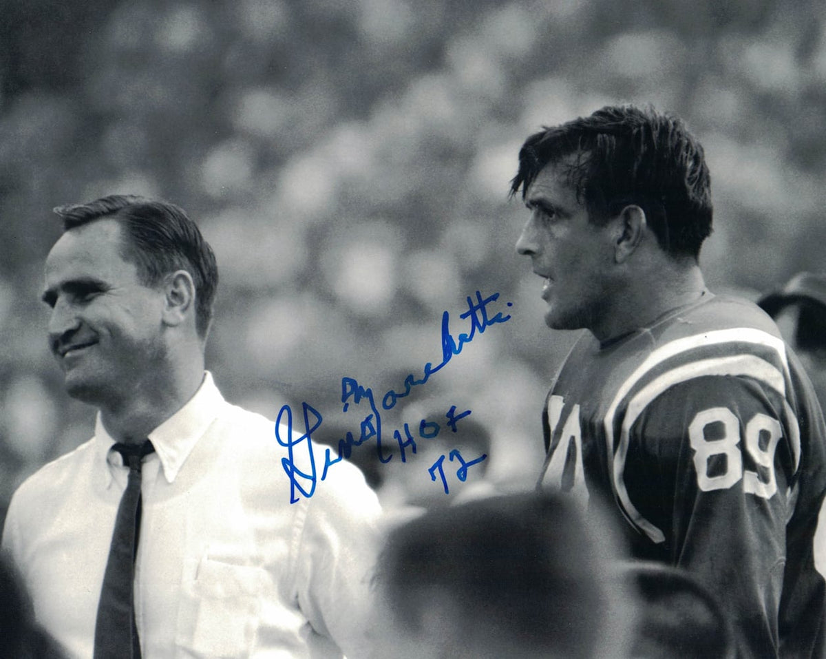 Gino Marchetti Baltimore Colts Signed 8x10 Photo - HOF-Powers Sports Memorabilia