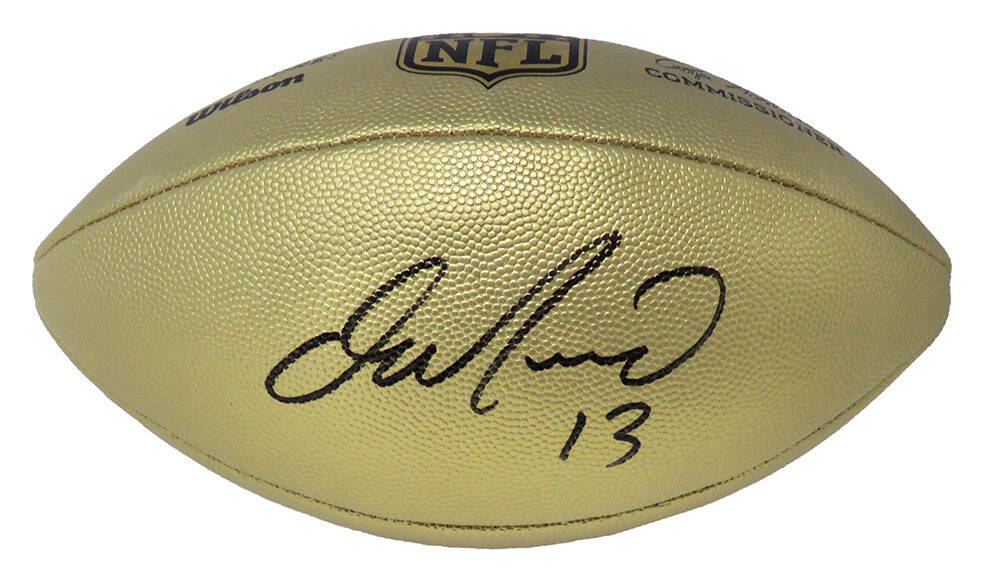 Dan Marino Autographed Wilson Duke Metallic NFL Full Size Replica Football-Powers Sports Memorabilia