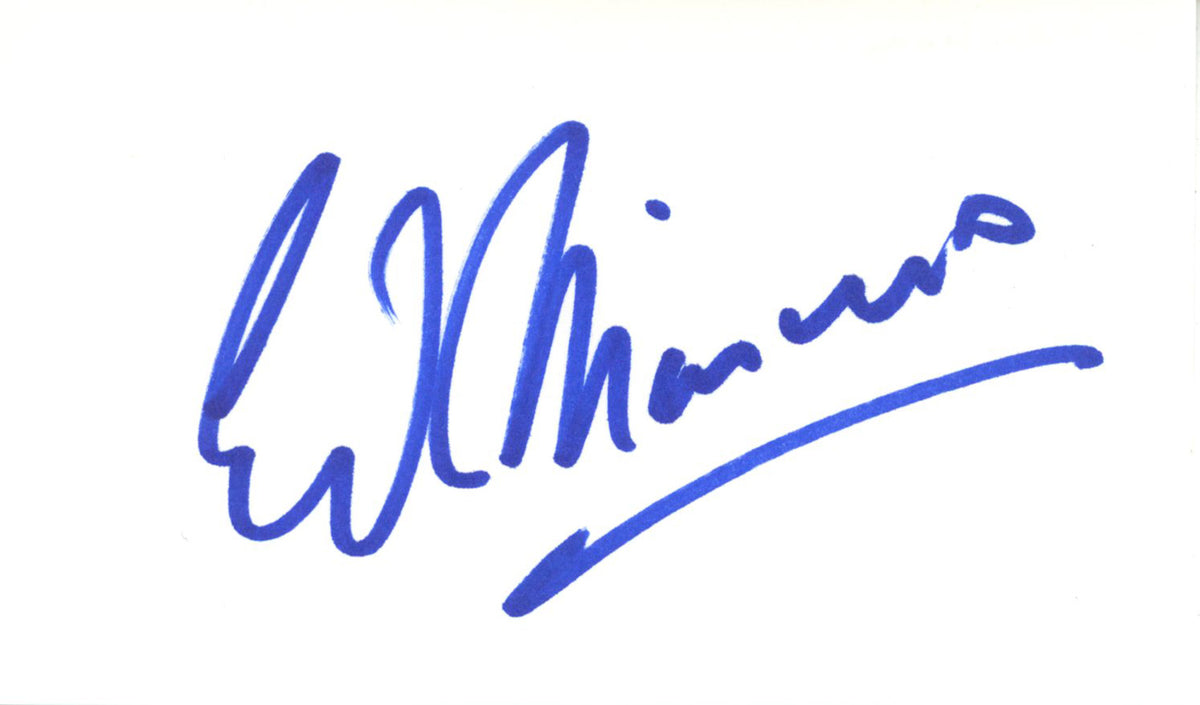 Ed Marinaro Minnesota Vikings Signed Mini Helmet - Index Beckett - 45342-Powers Sports Memorabilia