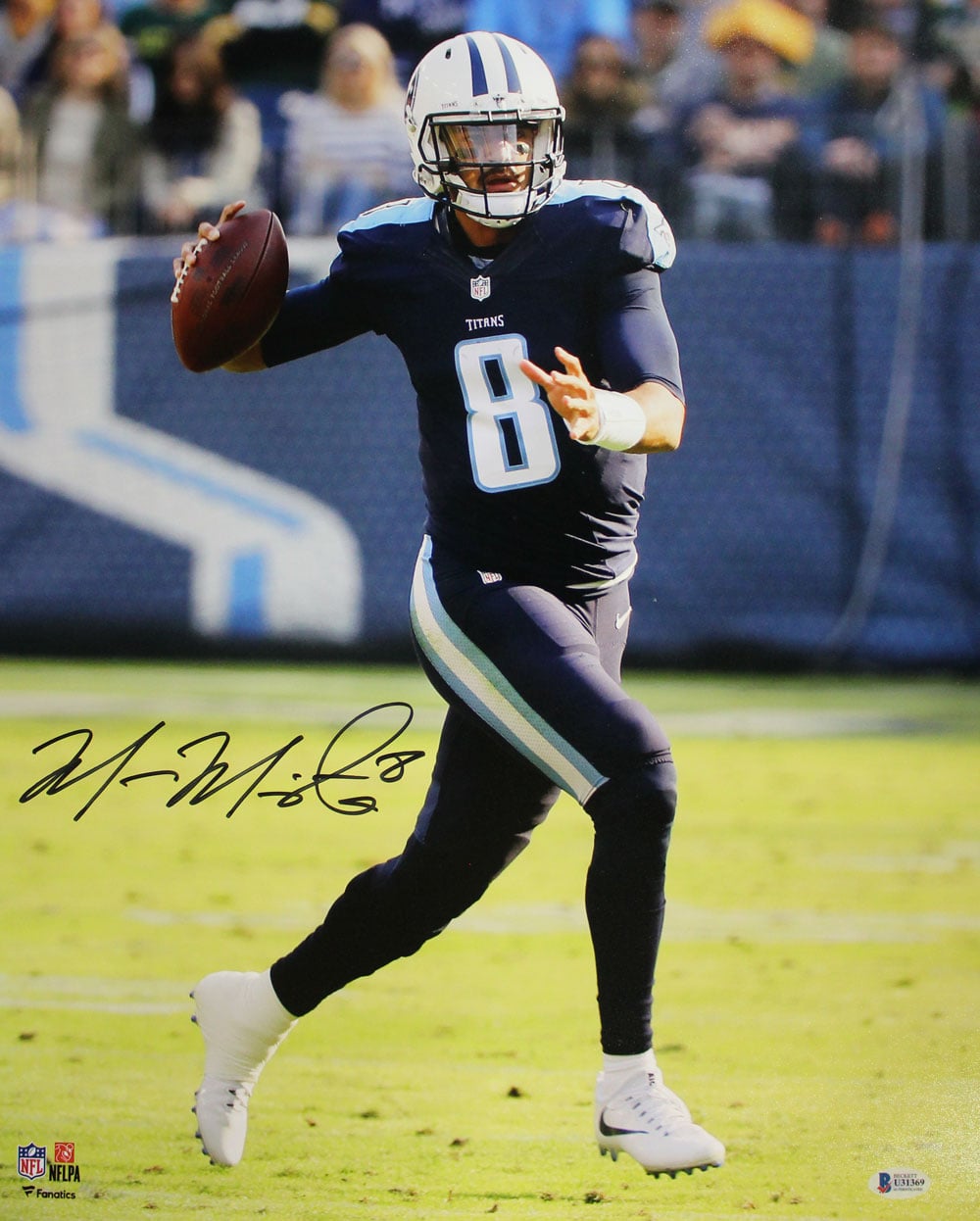 Marcus Mariota Signed Tennessee Titans 16x20 Photo BAS – Fanatics Authenticated-Powers Sports Memorabilia