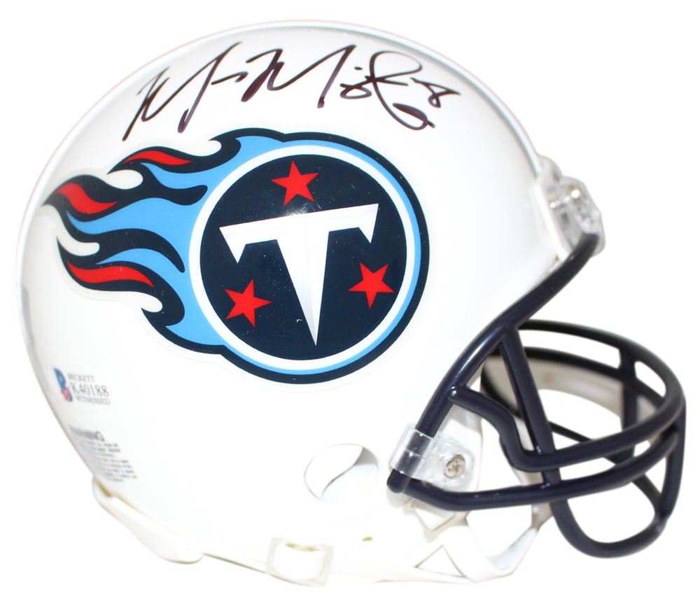 Marcus Mariota Tennessee Titans Signed Mini Helmet Beckett-Powers Sports Memorabilia