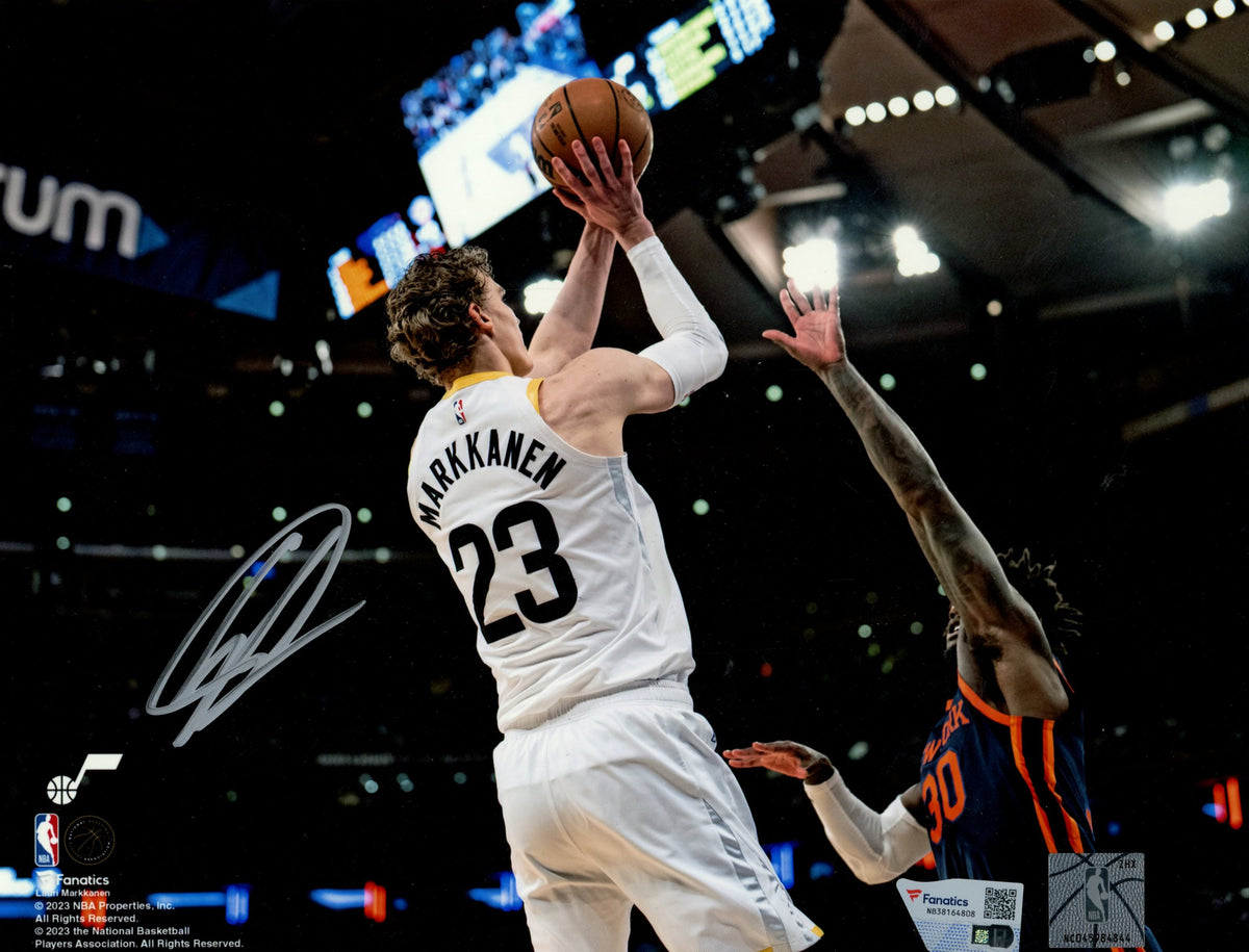 Lauri Markkanen Utah Jazz Signed 8x10 Photo - Fanatics-Powers Sports Memorabilia